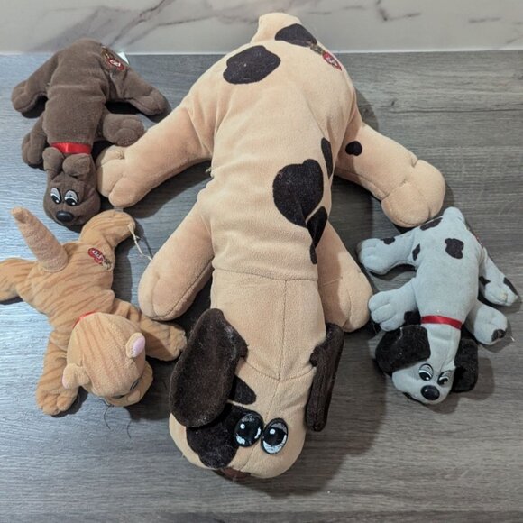 Tonka Pound Puppies & Purries Plush Lot Of 4 Collectible Dog Cat Toys Vintage 19 - Picture 7 of 10